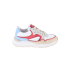 HIP Shoe Style H6355 Sneaker Platina Wit Rood Blauw