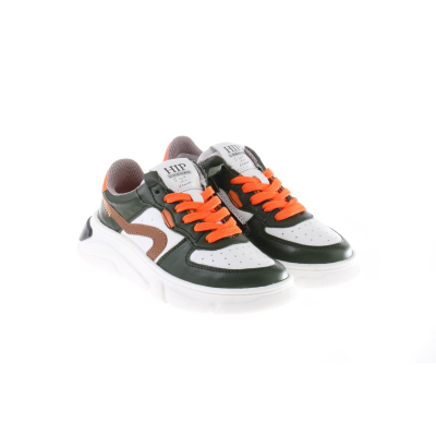 HIP Shoe Style H1064 Sneaker Groen Met Wit 
