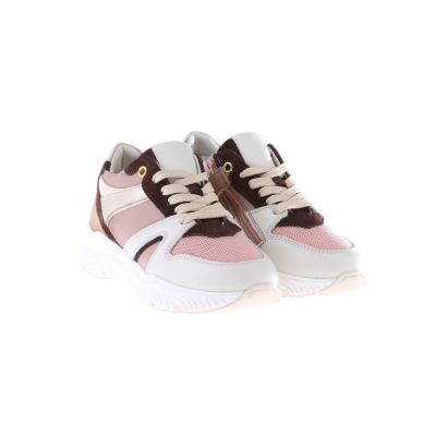 HIP Shoe Style H1694 Sneaker Roze Wit Bruin